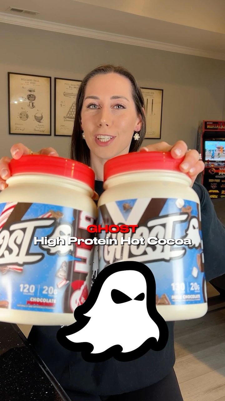 Who's Excited For Some Ghost High Protein Hot Cocoa Mix?!