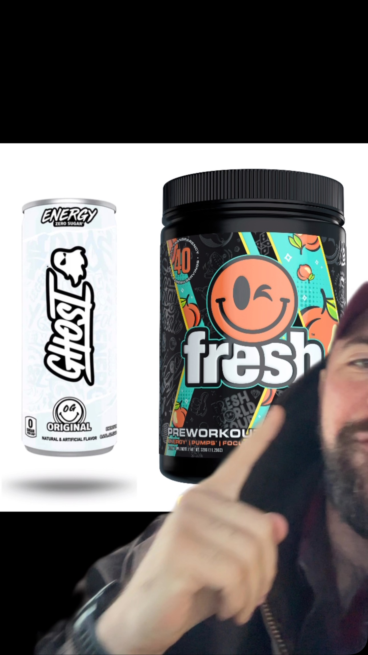 Did @ghostenergy copy @myfreshsupps smiley?