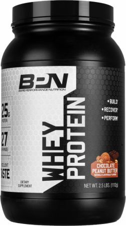Bare Performance Nutrition, BPN Whey Protein Powder, Milk N' Cookies, 25g  of Protein, Excellent Taste & Low Carbohydrates, 88% Whey Protein & 12%