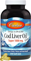 Carlson Cod Liver Oil Gems