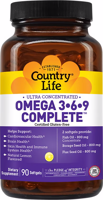 Country Life Omega 3-6-9 Complete