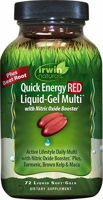 Irwin Naturals Quick Energy RED Liquid-Gel Multi