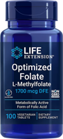 Life Extension Optimized Folate L-Methylfolate