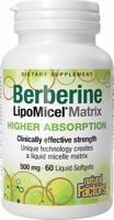 Natural Factors Berberine LipoMicel Matrix