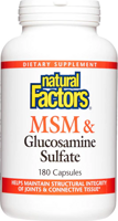 Natural Factors MSM & Glucosamine Sulfate