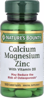 Nature's Bounty Calcium Magnesium Zinc