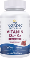 Nordic Naturals Vitamin D3 + K2 Gummies