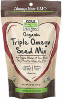 NOW Triple Omega Seed Mix, Organic