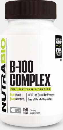 NutraBio Vitamin B-100 Complex | News & Prices At PricePlow