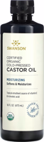 Swanson Castor Oil - Certified Organic Cold-Pressed