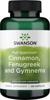 Swanson Cinnamon, Fenugreek and Gymnema, Full Spectrum