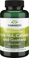 Swanson Kola Nut, Catuaba and Guarana, Full Spectrum