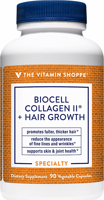 The Vitamin Shoppe Biocell Collagen II + Hair Growth