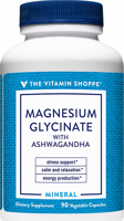 The Vitamin Shoppe Magnesium Glycinate with Ashwagandha